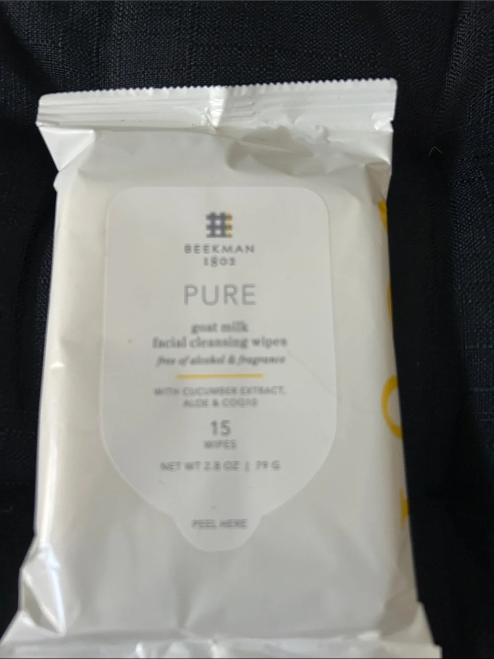 Beekman 1802 Pure Goat Milk Facial Cleansing Wipes 2 Packs-30 count